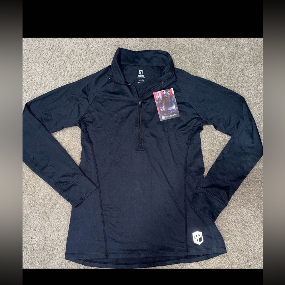 Born primitive, long sleeve zip up, size small